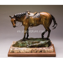 Vida bronce escultura de caballo de tamaño para la venta